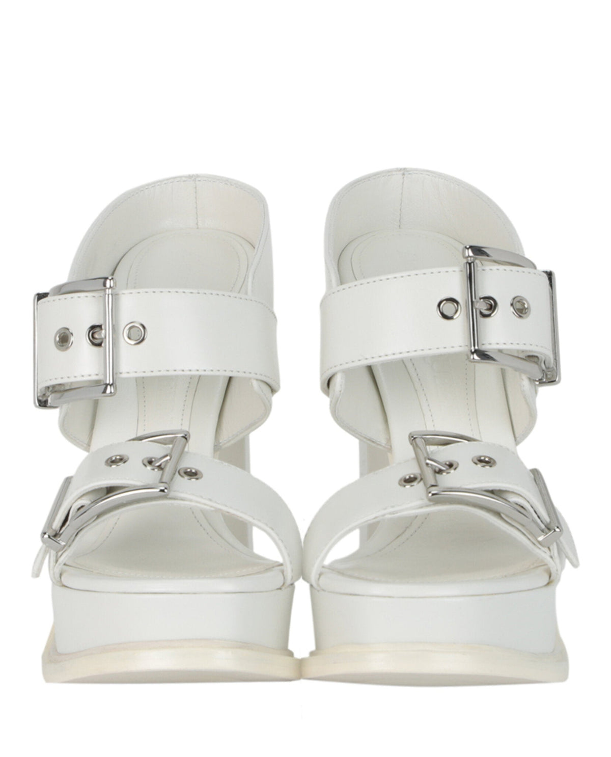 Alexander McQueen Boxcar Leather Sandals
