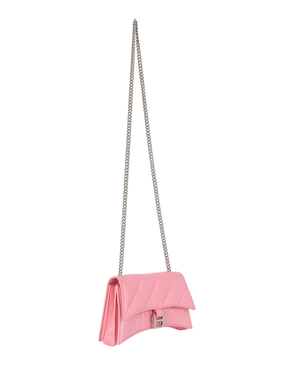 Balenciaga Xs Quilted Crush Leather Shoulder Bag
