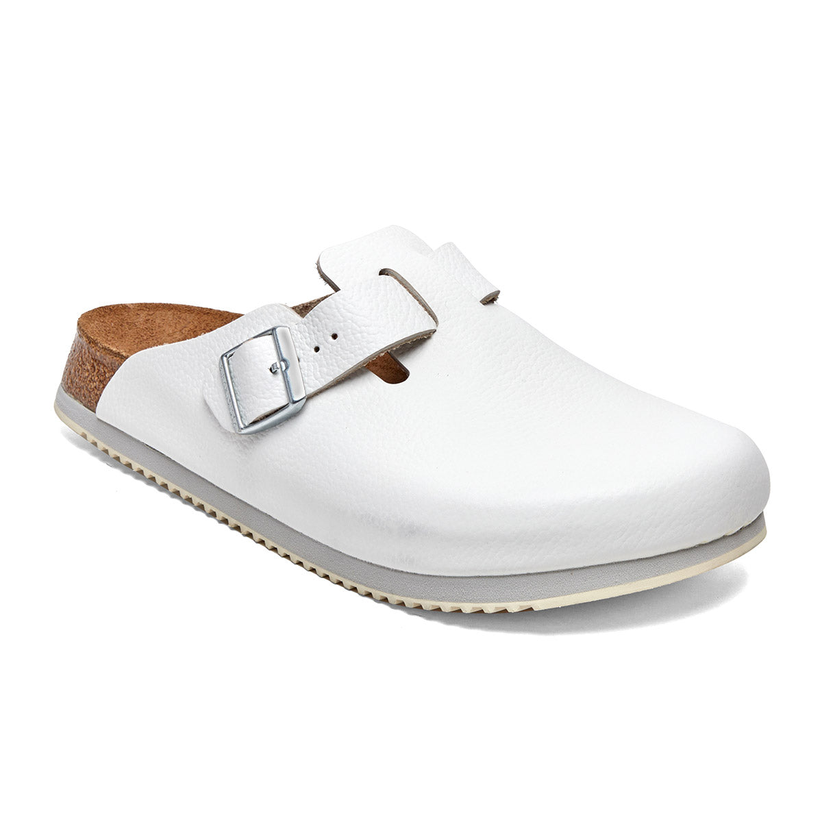 Birkenstock Boston Super Grip Leather Clogs