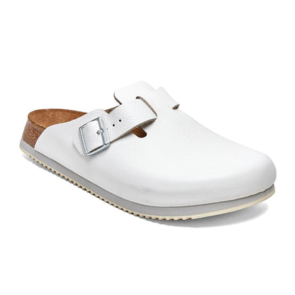 Birkenstock Boston Super Grip Leather Clogs