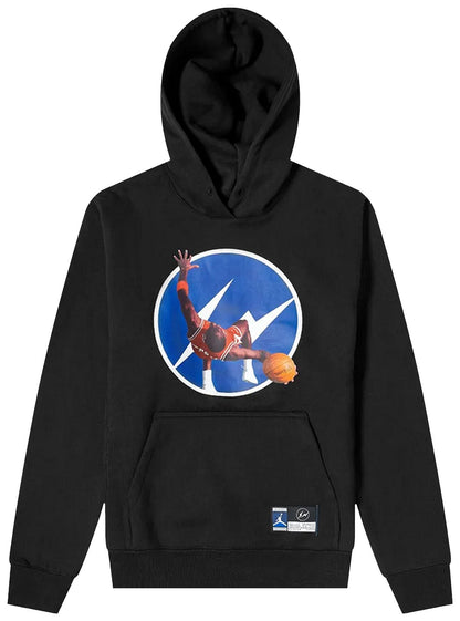 Air Jordan Men's X Fragment Image Pullover Hoodie Sweaters