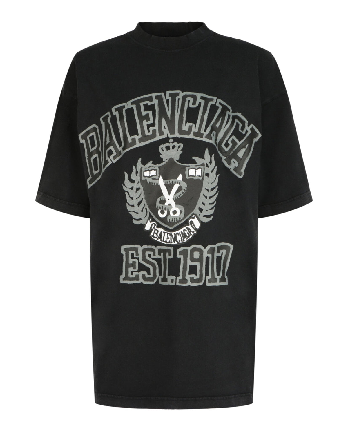 Balenciaga Oversized College Logo T-Shirt