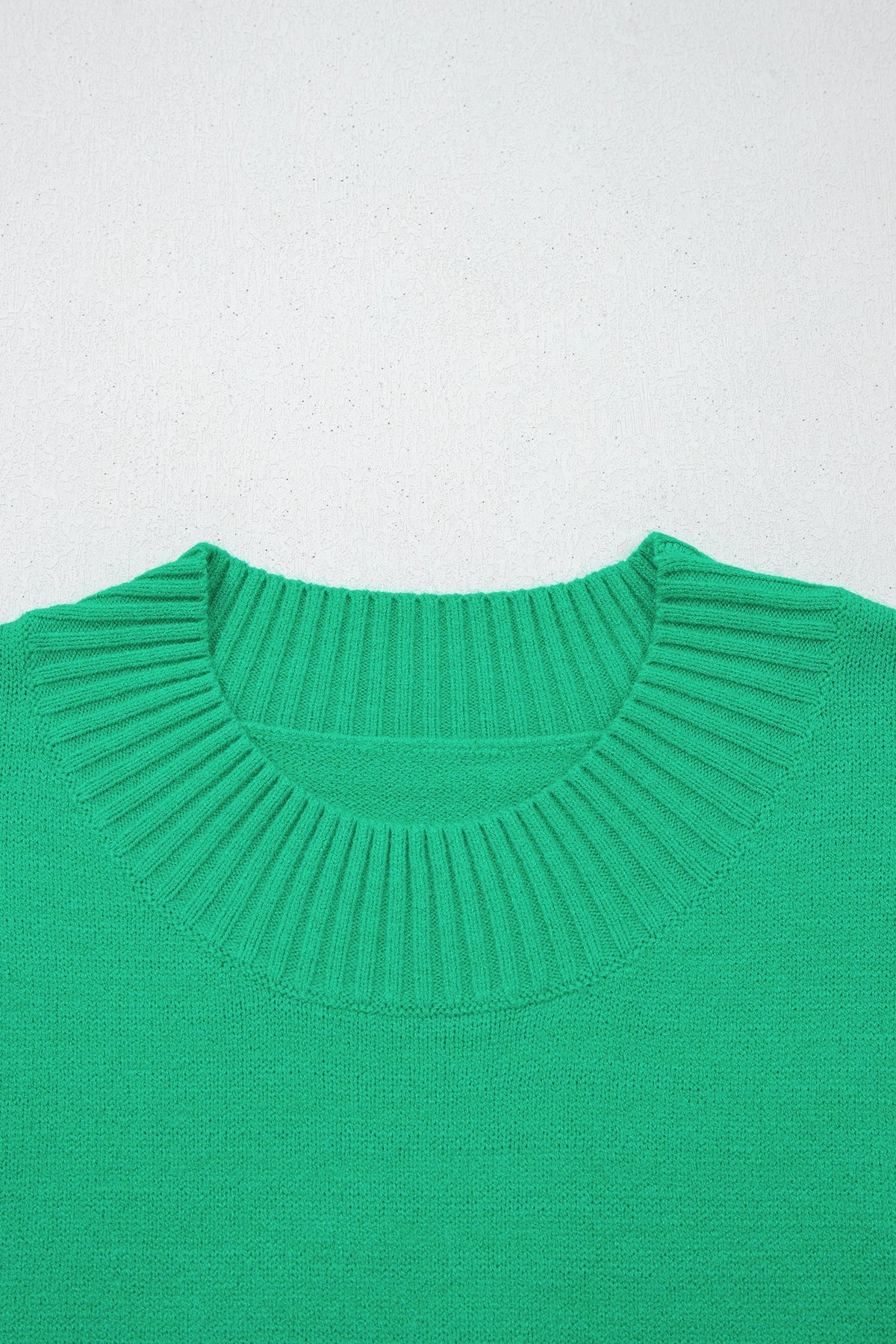 Threaded Pear Alexis Ruffle Short Sleeve Sweater