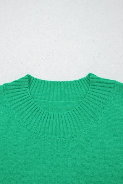 Threaded Pear Alexis Ruffle Short Sleeve Sweater
