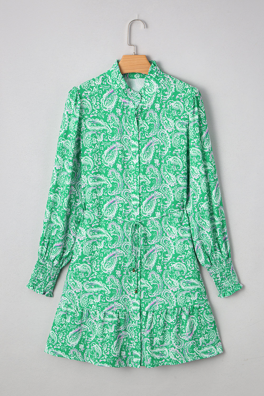 Threaded Pear Aleia Tied Waist Mini Dress
