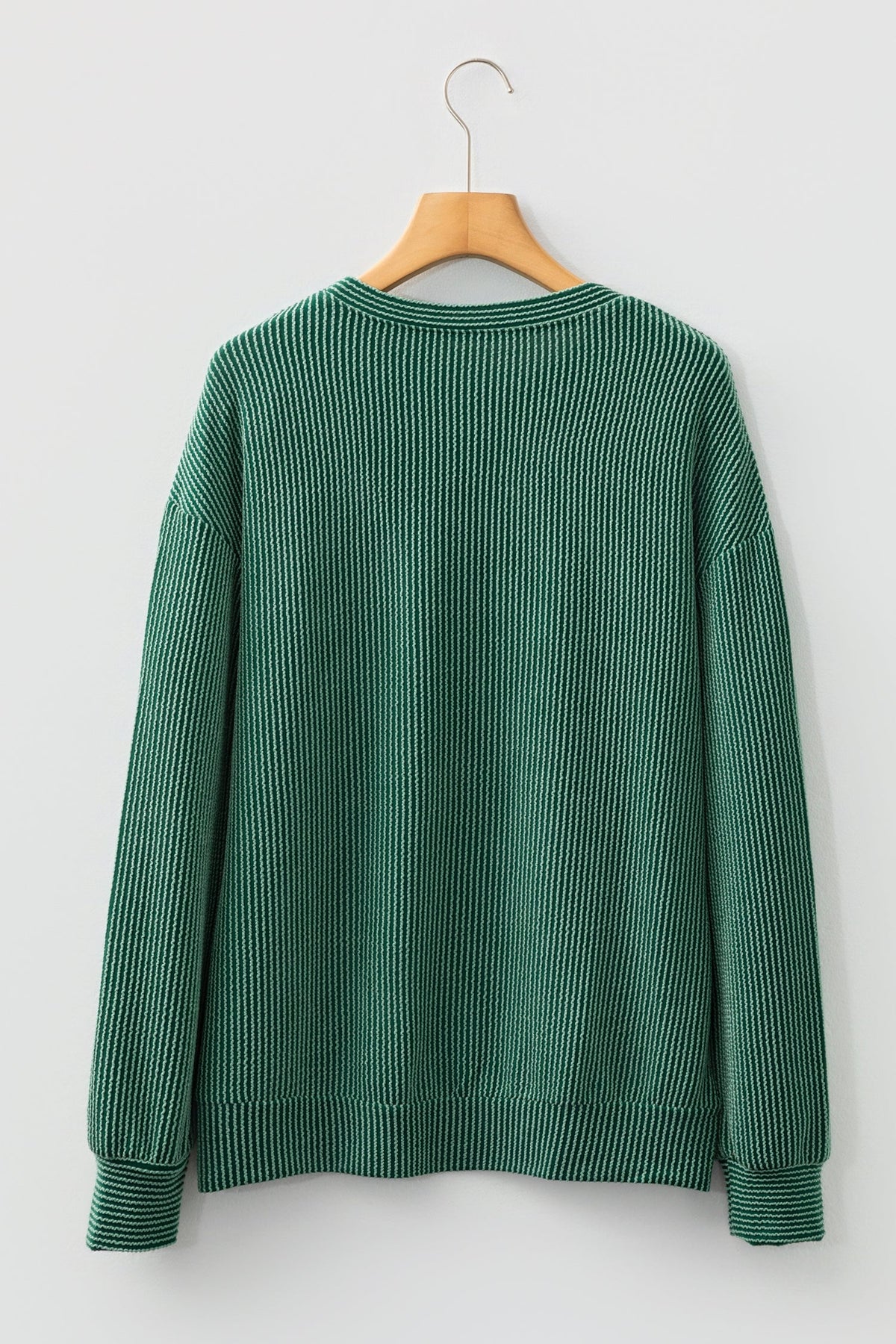 Threaded Pear Ximena Letter Graphic Loose Long Sleeve Top