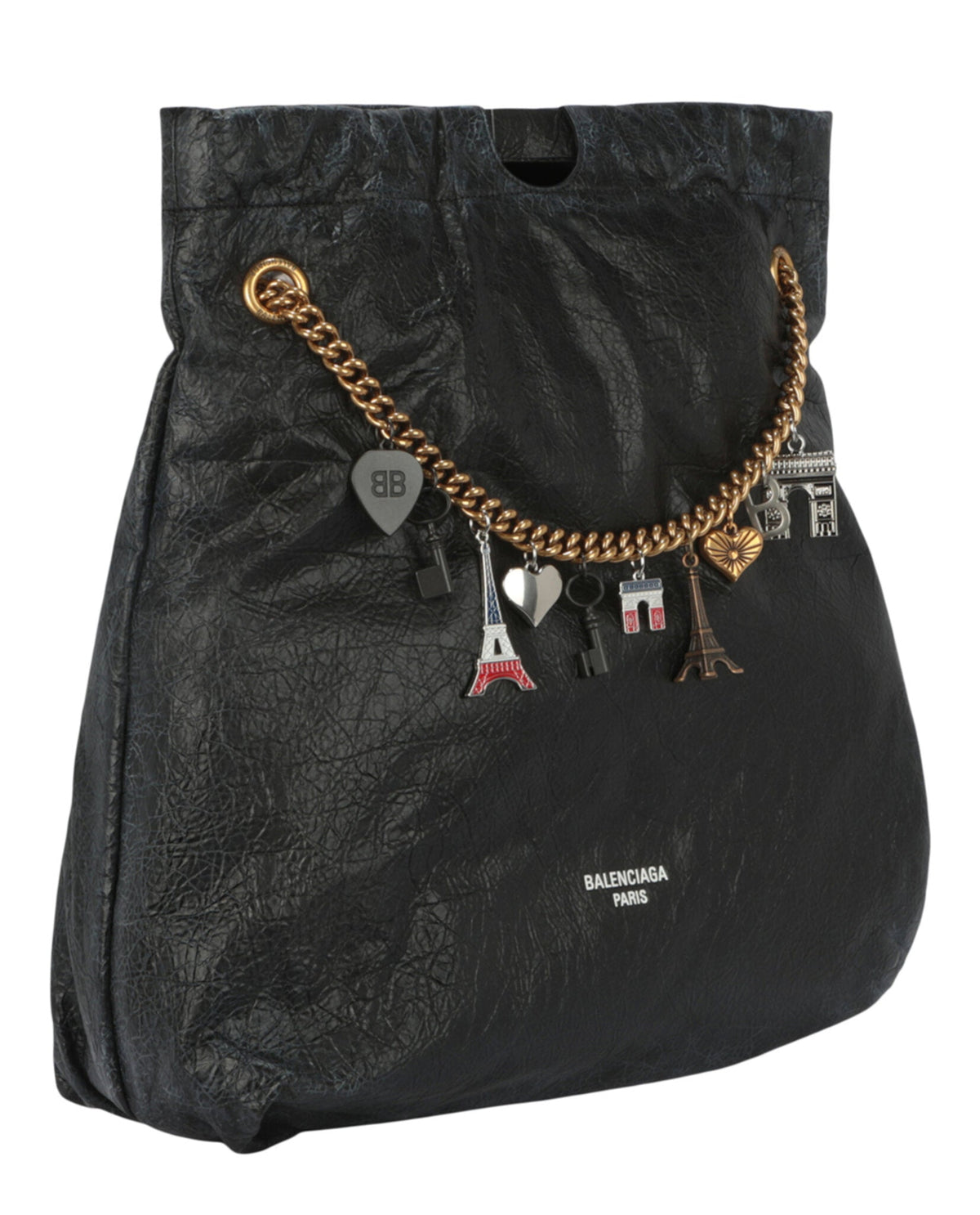 Balenciaga Crush Leather Medium Tote