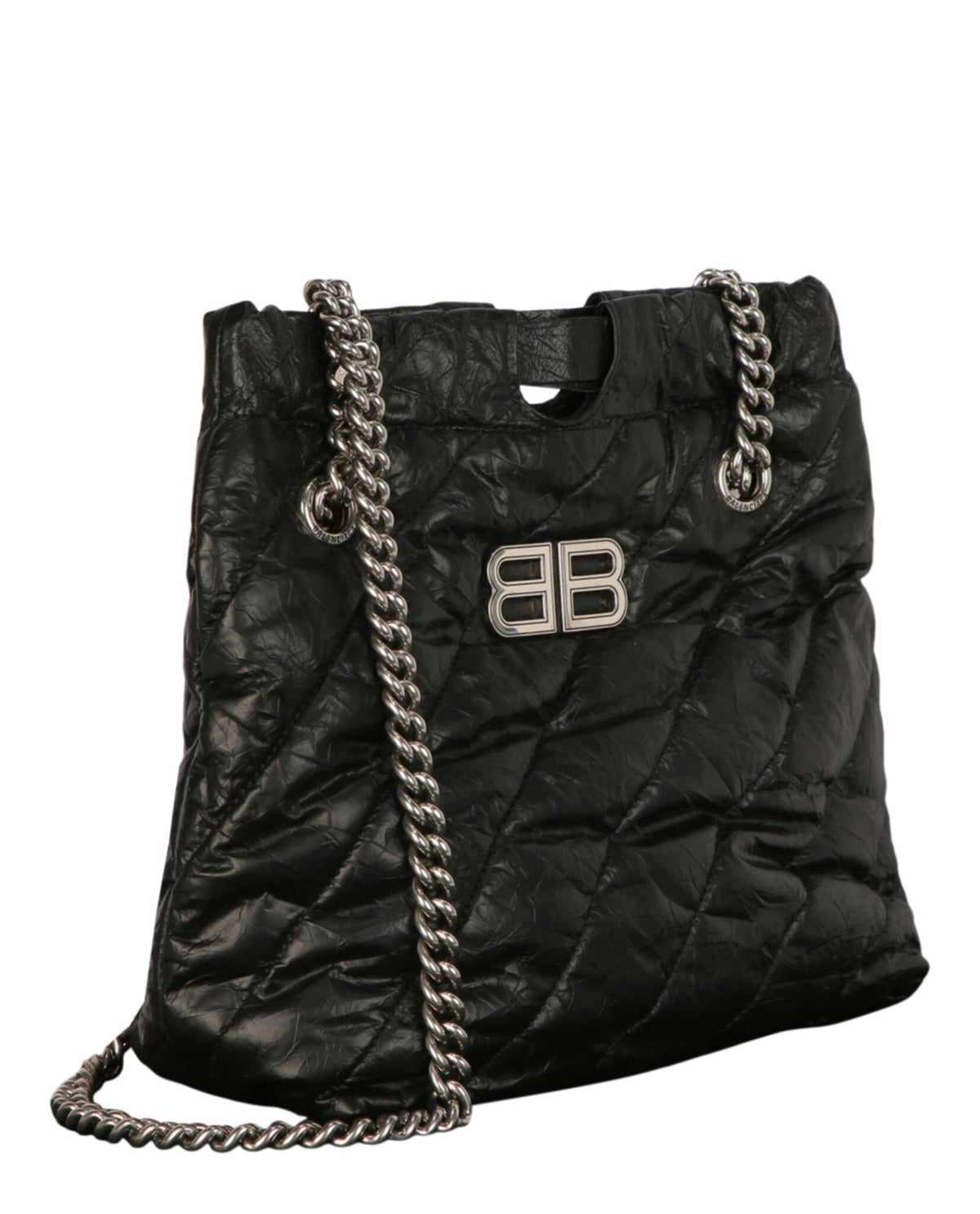 Balenciaga Small Quilted Crush Tote Bag