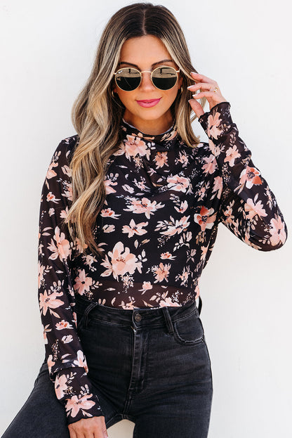 Threaded Pear Laura Slim Fit top Long Sleeve Top