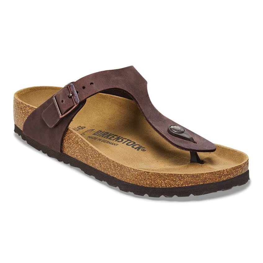 Birkenstock Gizeh Oiled Leather Habana Sandals