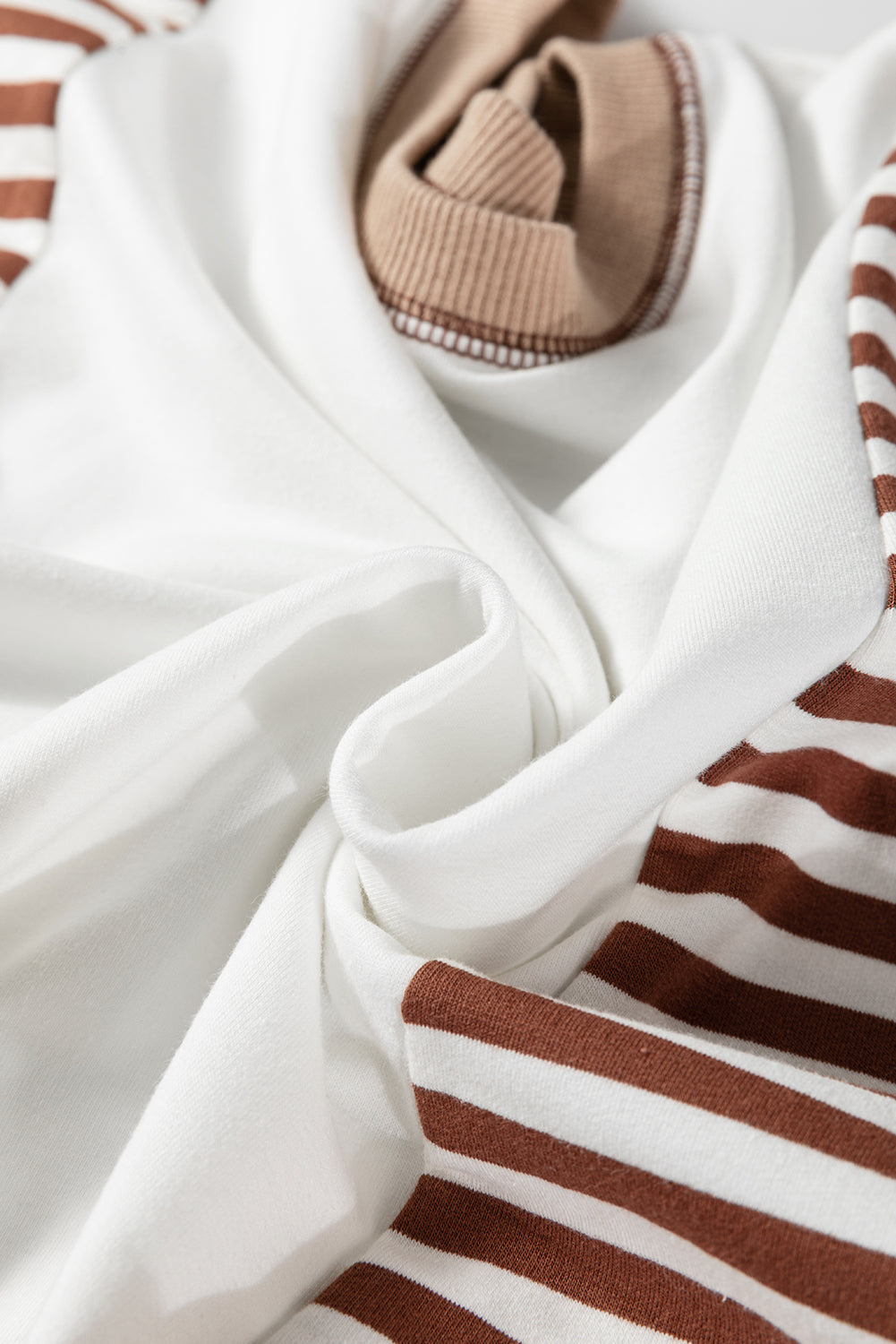 Threaded Pear Zyla Contrast Stitching Oversize Sweatshirt