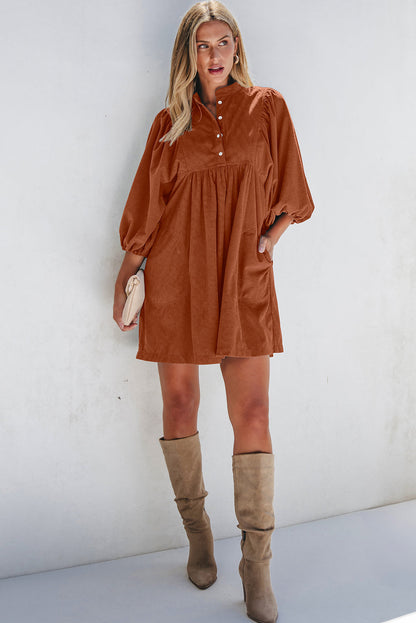 Threaded Pear Kaylee Waist Bracelet Sleeve Dress