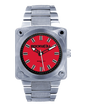 747 (Silver/Red) Watch