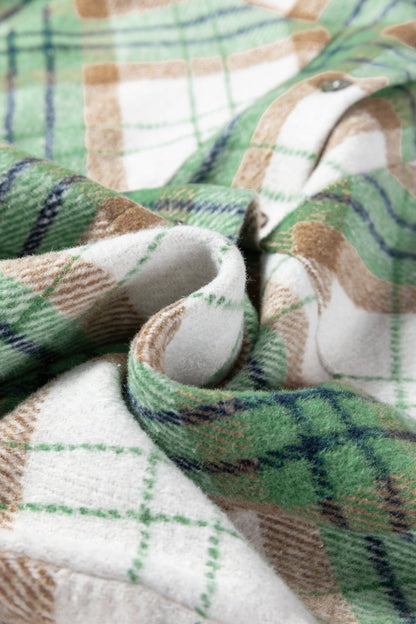 Threaded Pear Abigail Plaid Casual Flannel Shacket