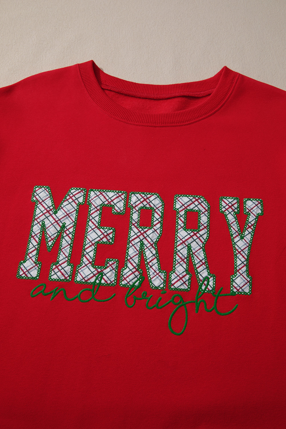 Threaded Pear Paulina Bow Decor Christmas Sweatshirt
