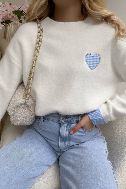Threaded Pear Vienna Cuffed Drop Shoulder Sweater