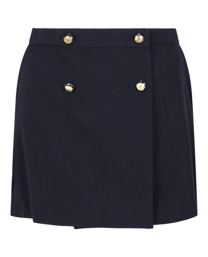 Alexander McQueen Military Detail Mini Skirt