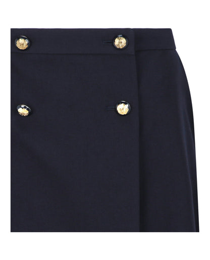 Alexander McQueen Military Detail Mini Skirt
