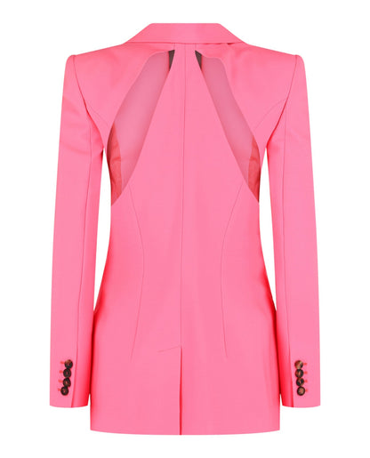 Alexander McQueen Slashed Single-Breasted Blazer