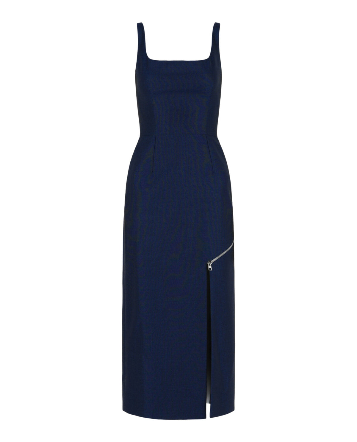 Alexander McQueen Zip Slash Midi Dress