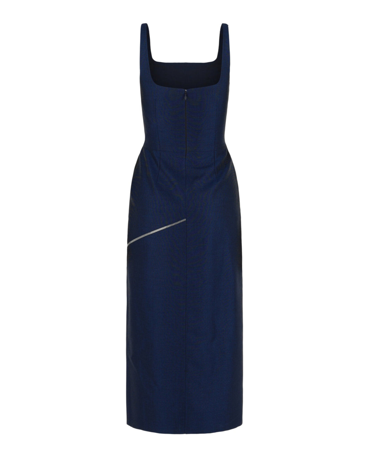 Alexander McQueen Zip Slash Midi Dress