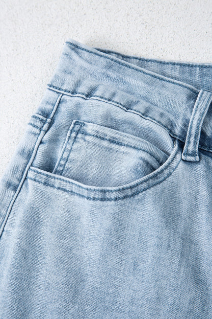Threaded Pear Maryam Straight Leg Loose Jeans