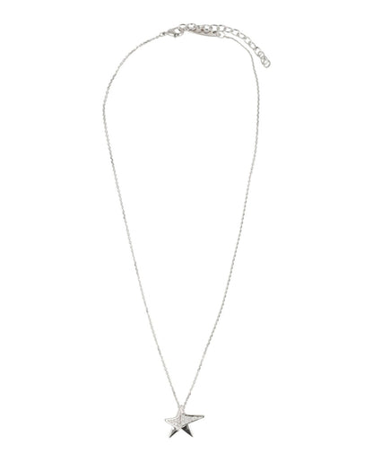 Ferragamo Crystal Embellished Star Necklace