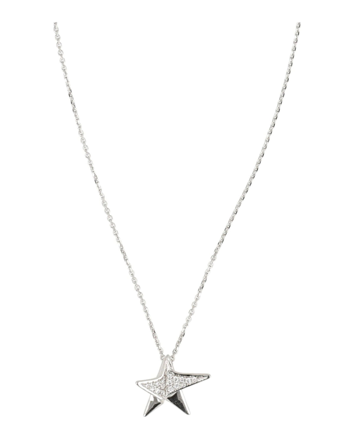 Ferragamo Crystal Embellished Star Necklace