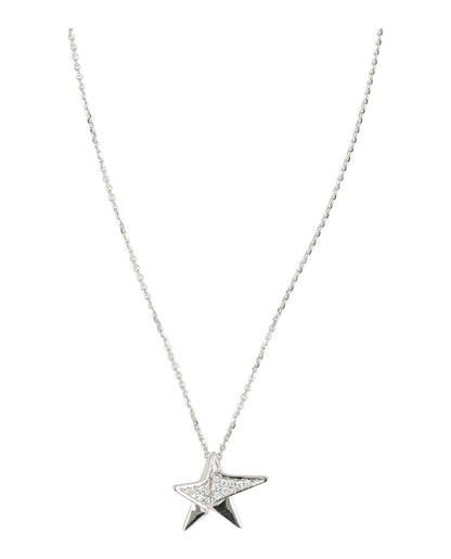 Ferragamo Crystal Embellished Star Necklace