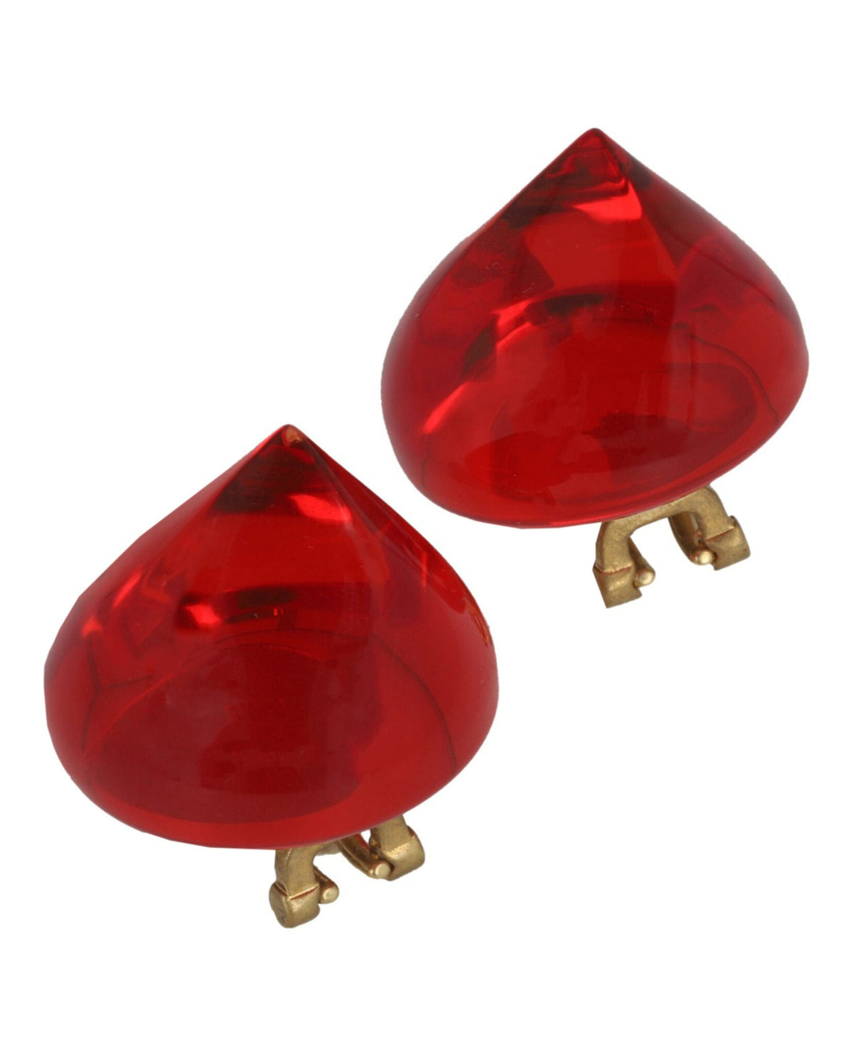 Ferragamo Medium Sculptural Clip on Earrings