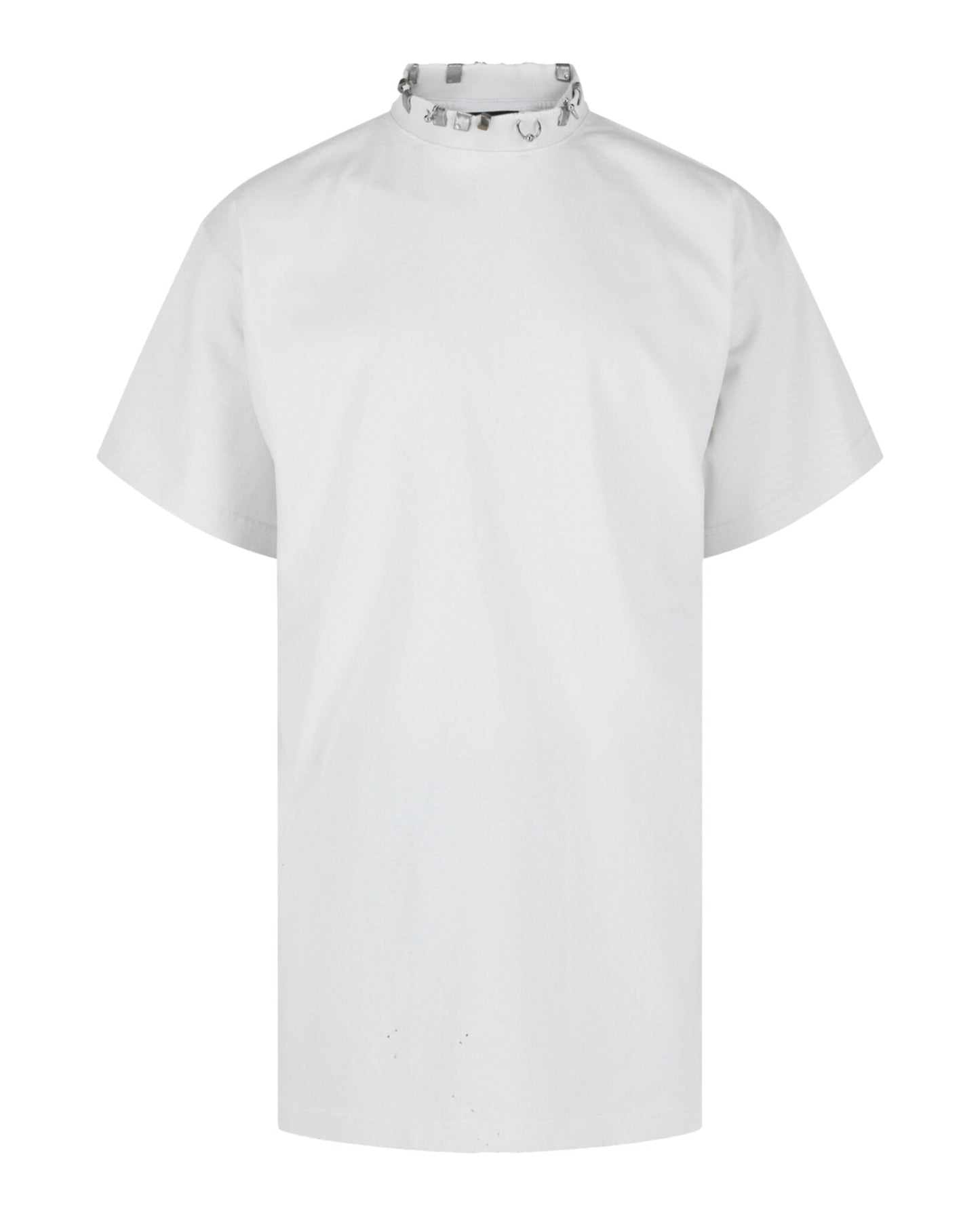 Balenciaga Oversized Distressed Pierced T-Shirt