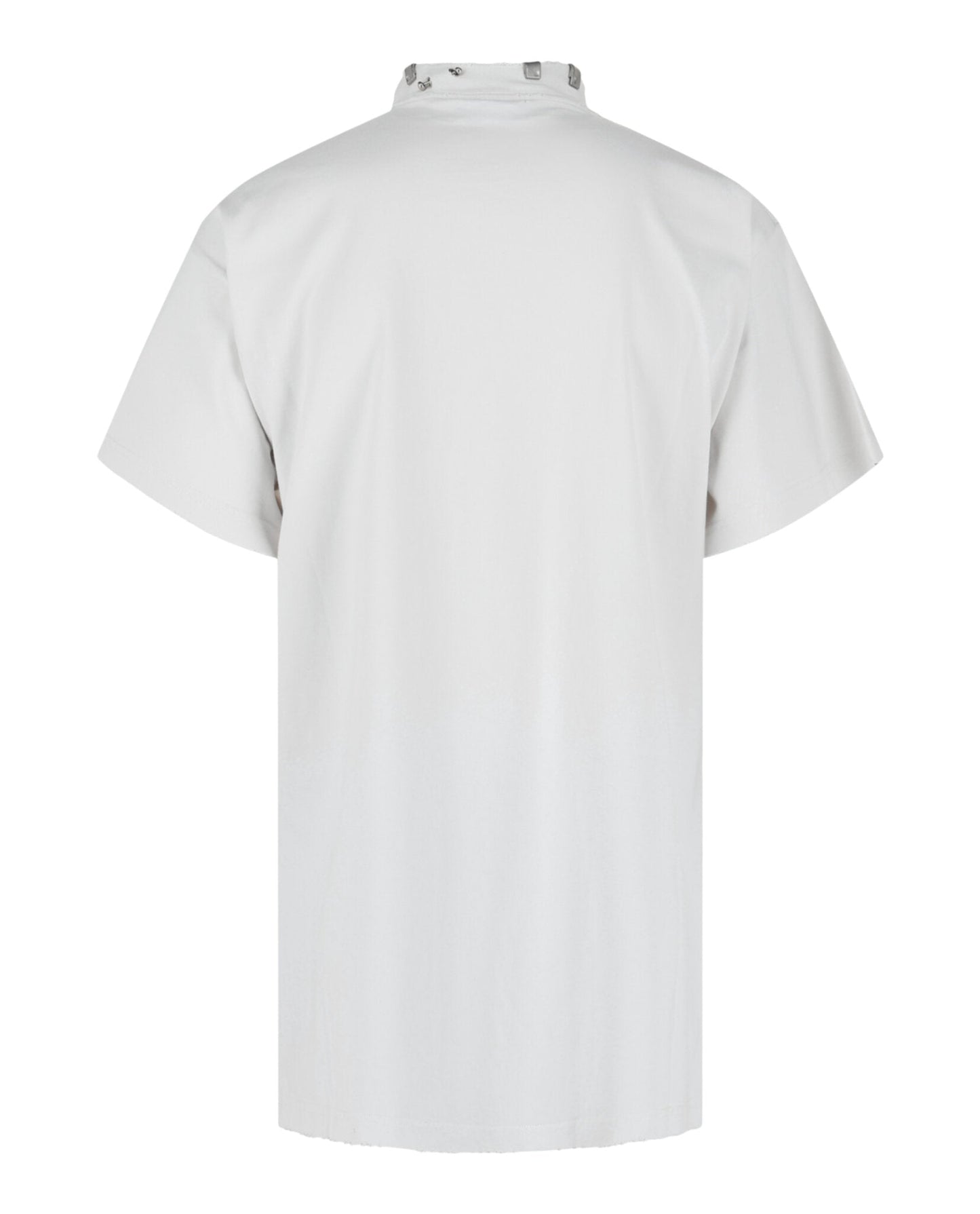 Balenciaga Oversized Distressed Pierced T-Shirt