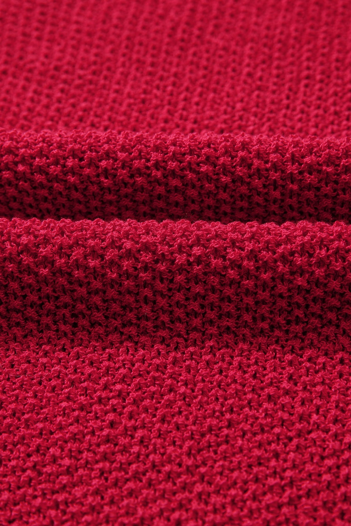 Threaded Pear Demi Block Knit Loose Sweater