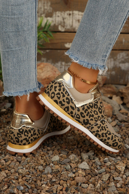 Threaded Pear Romy Patchwork Lace Up Sneakers
