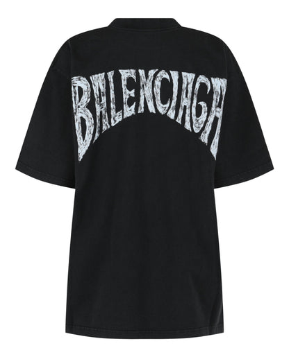 Balenciaga Medium Fit Paris Tropical T-Shirt