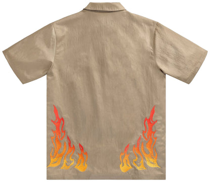Air Jordan Men's X Travis Scott Cactus Jack Button Down Shirt