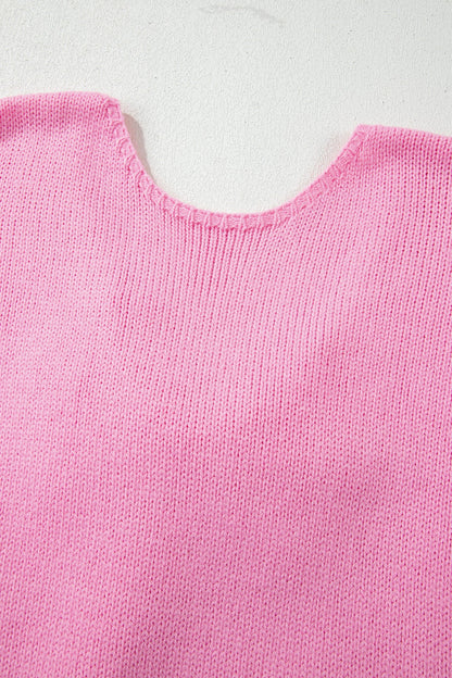 Threaded Pear Olivia Backless Bubble Sleeve Sweater