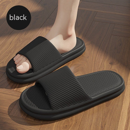 Striped Non-Slip House Slippers