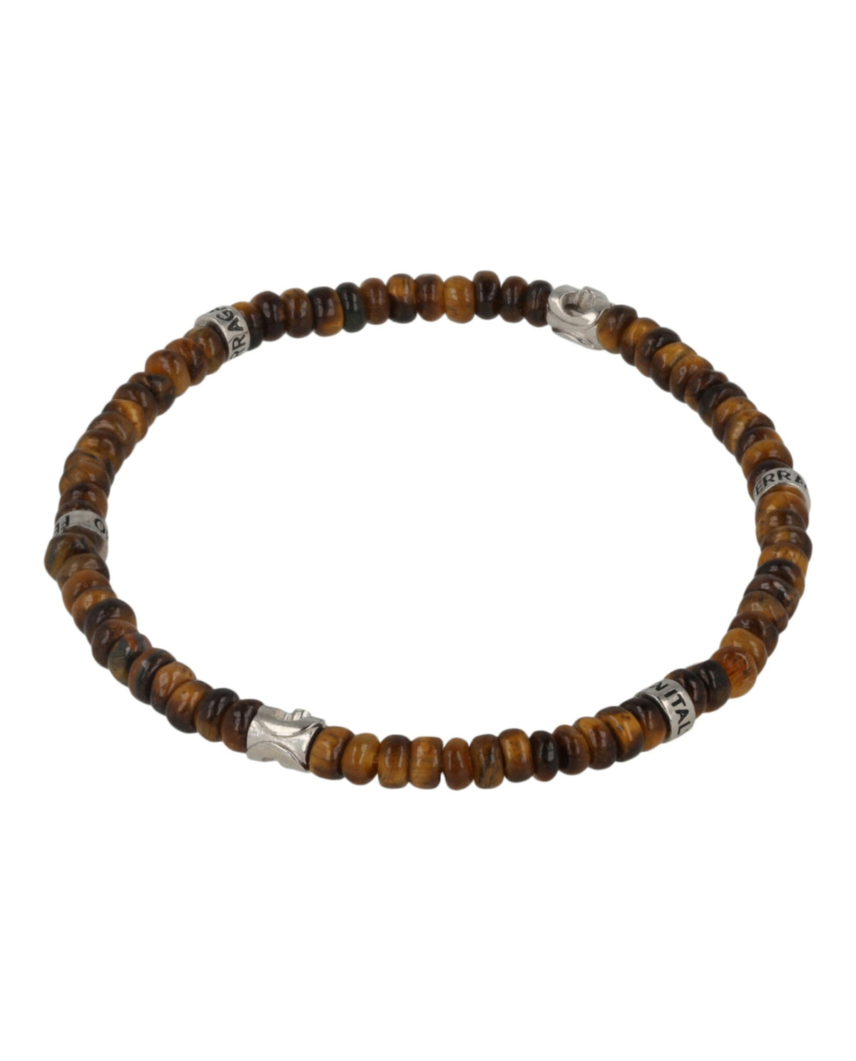 Ferragamo Small Tiger Eye Beadstone Bracelet