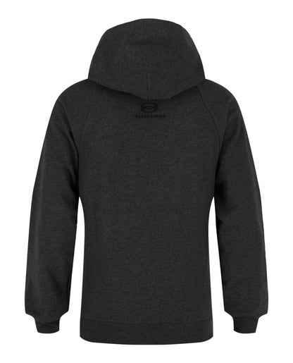 Balenciaga Embroidered Logo Zip-Up Hoodie