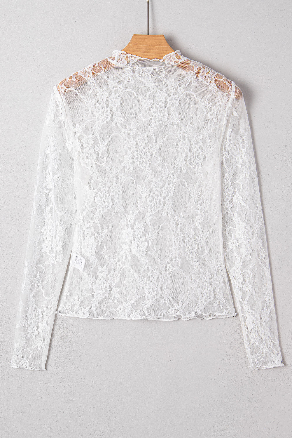 Threaded Pear Brittany Mock Slim Fit Long Sleeve Top