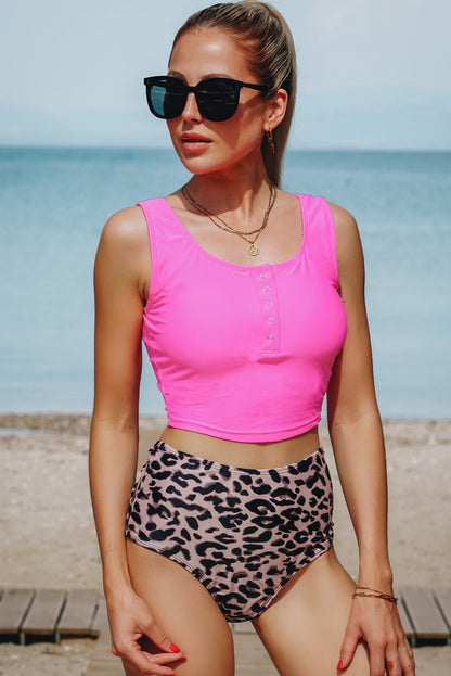 Threaded Pear Ainsley Sleeveless Tankini Set