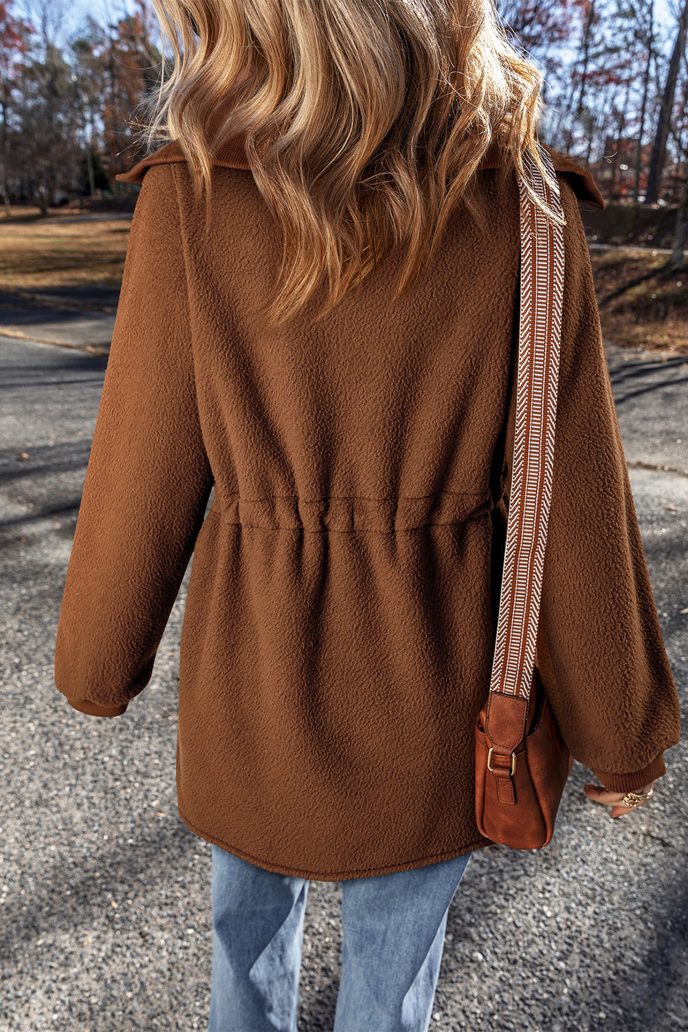 Threaded Pear Audrey Half Zip Fleece Pullover