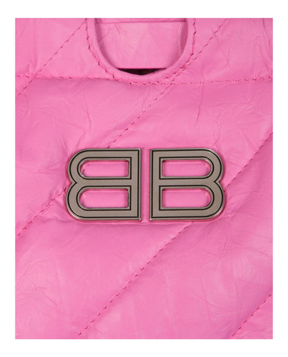Balenciaga Xs Quilted Crush Tote Bag