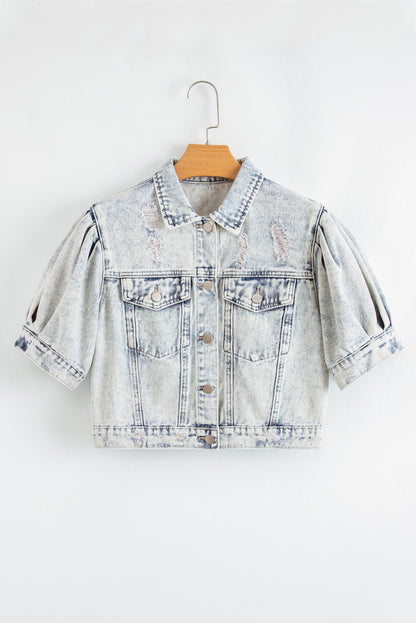 Threaded Pear Eleanor Chest Puff Sleeve Jacket