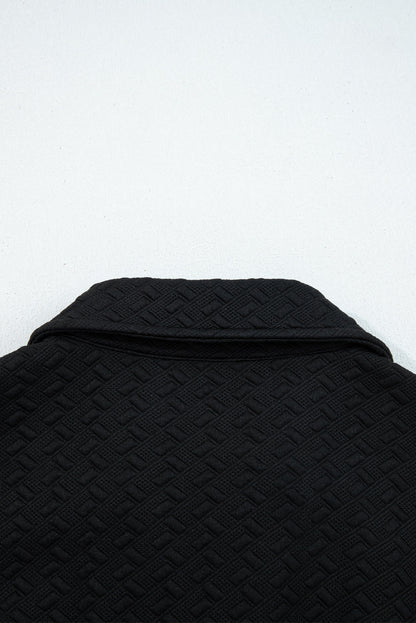 Threaded Pear Keziah Patchwork Polo Collar Pullover