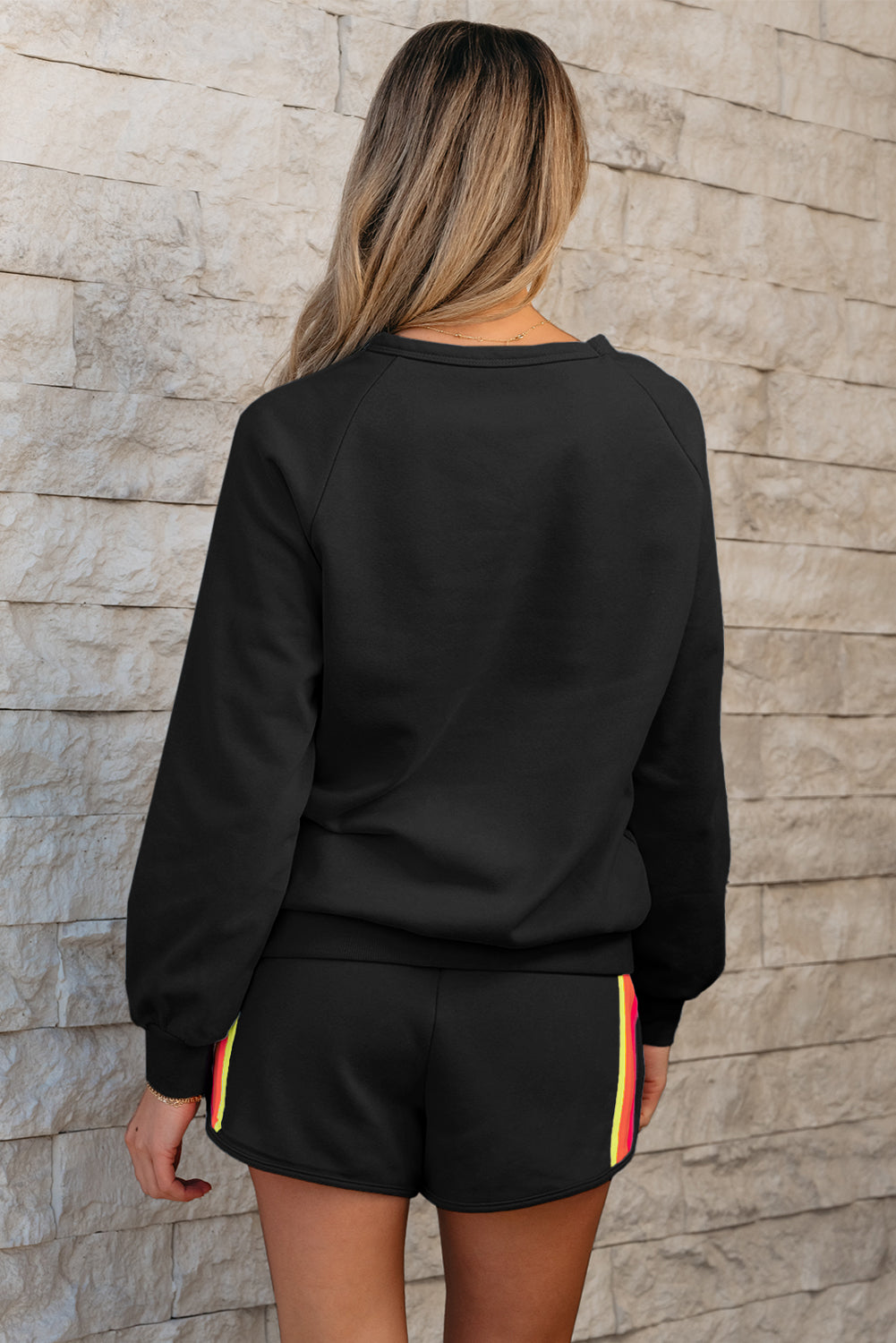 Threaded Pear Finley Rainbows High Waist Sweatpants