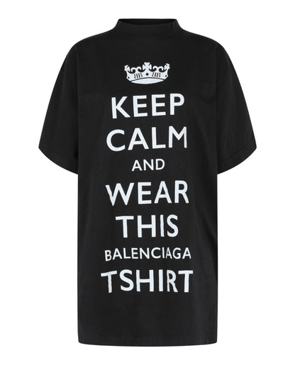 Balenciaga Oversized Keep Calm T-Shirt