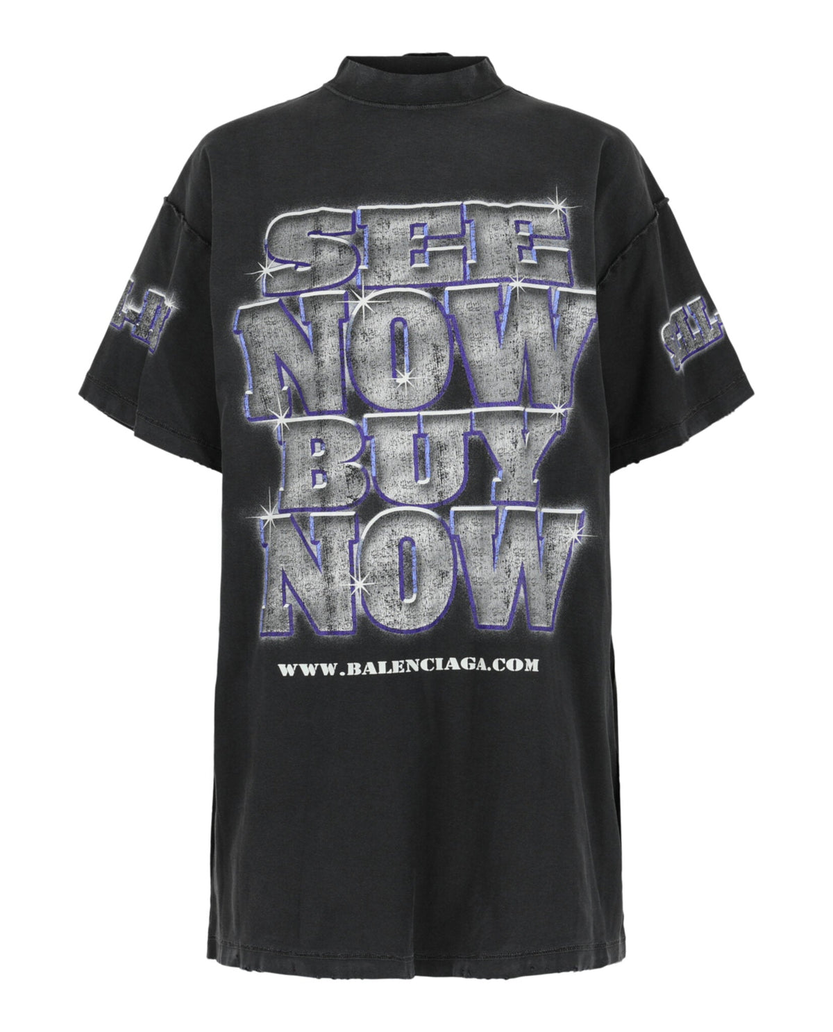Balenciaga Oversized See Now Buy Now Inside Out T-Shirt