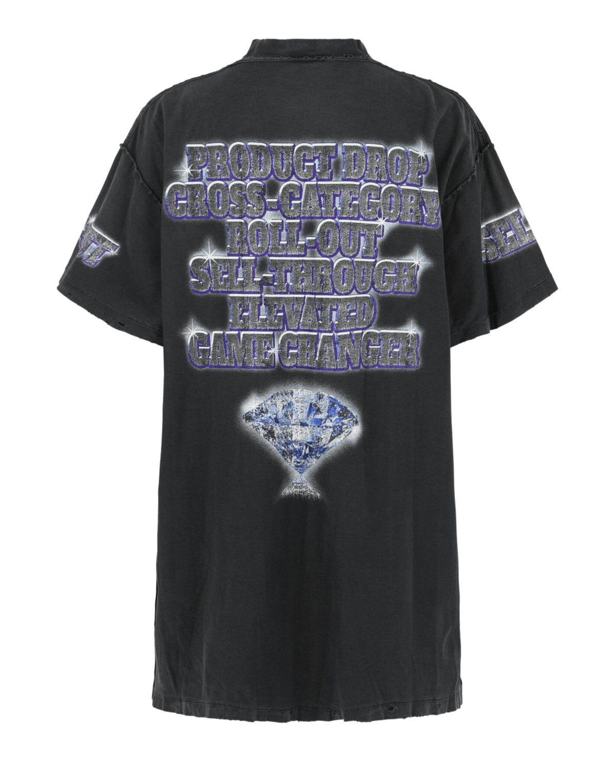 Balenciaga Oversized See Now Buy Now Inside Out T-Shirt